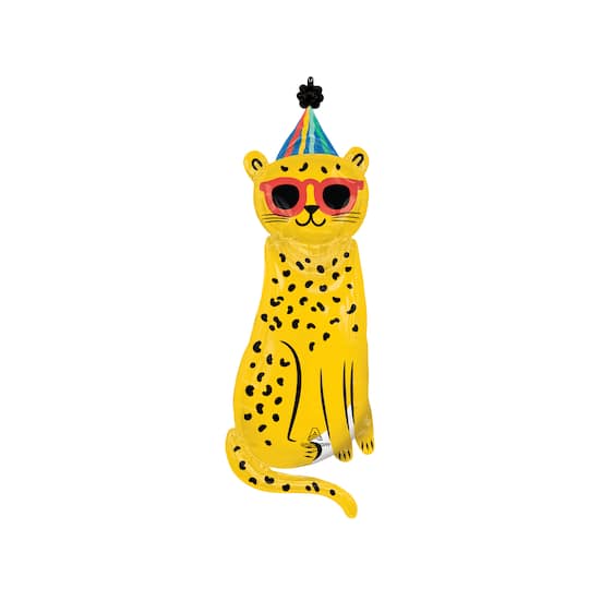 Michaels, SuperShape™ XL® 45" Party Cheetah Foil Balloon – Category: Foil Balloons
